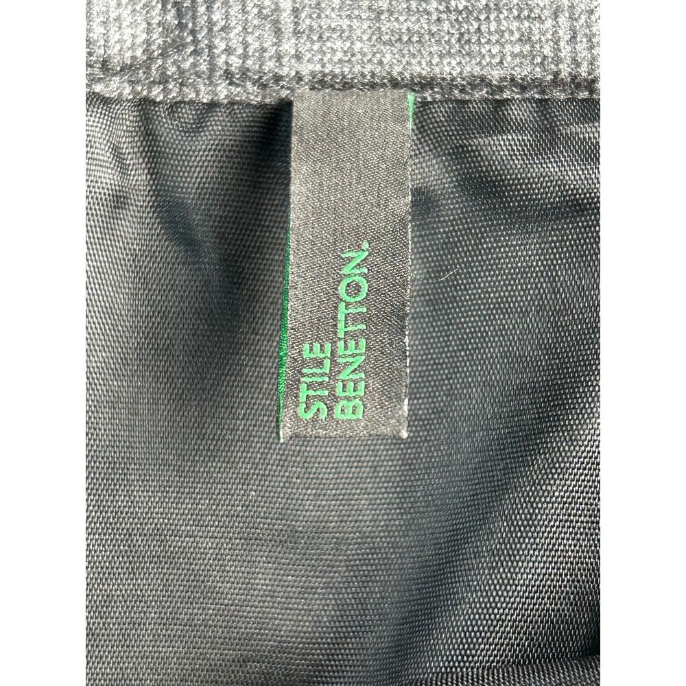 United Colors of Benetton Women's Gray Pinstripe Pencil Skirt US 4 IT 40 - Picture 4 of 12